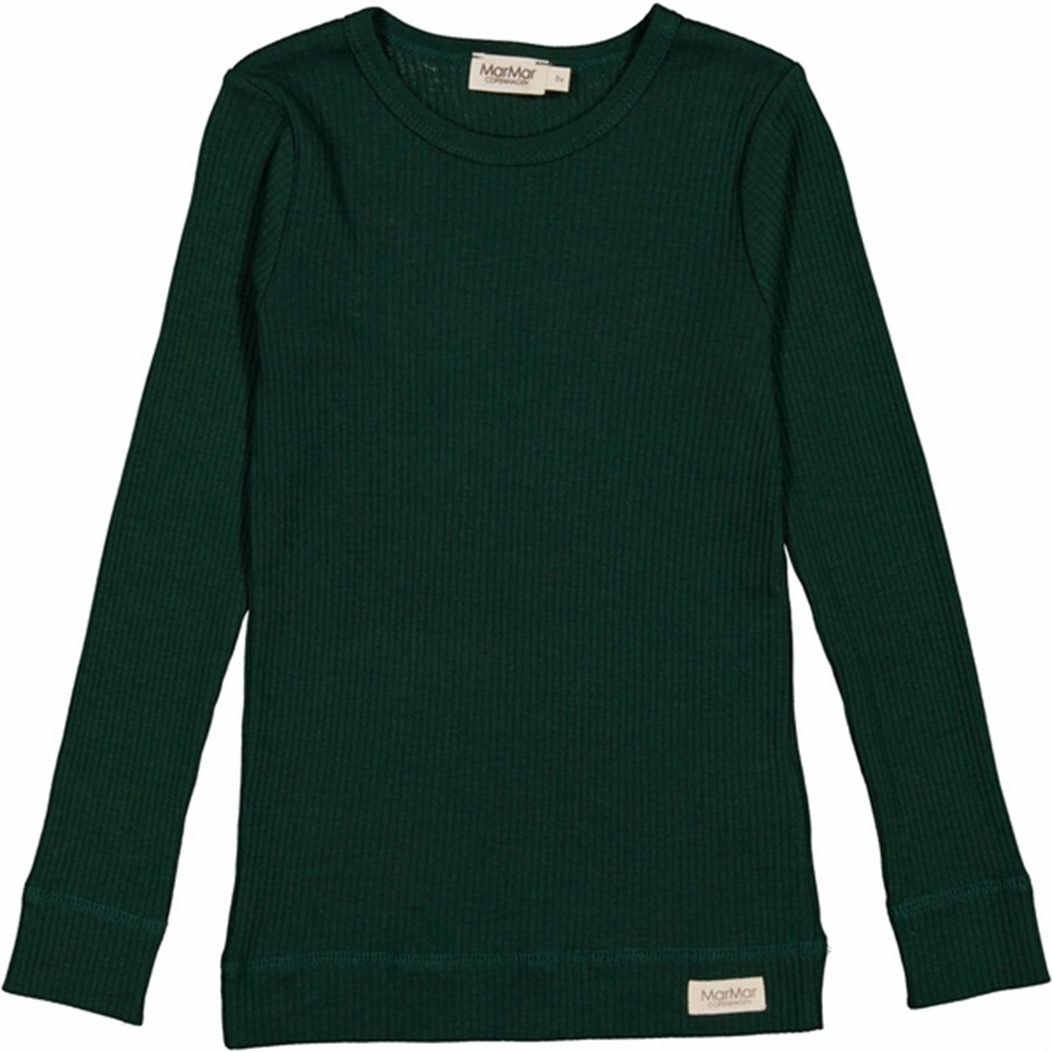 MarMar Modal Dark Leaf Plain Blouse Sustainable Material