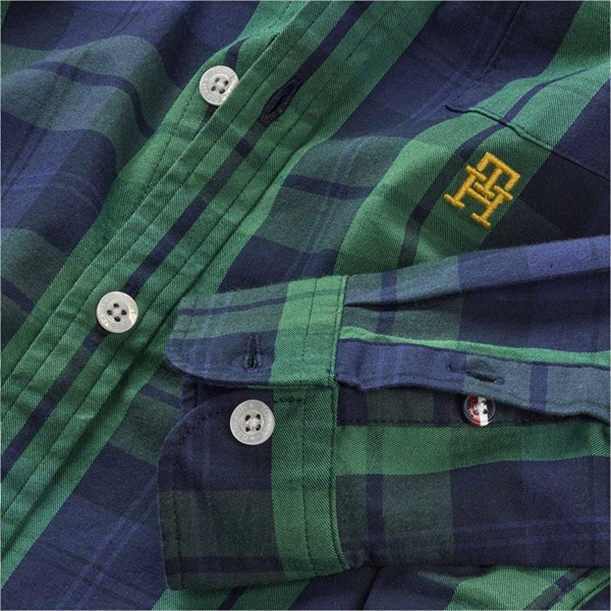 Tommy Hilfiger Black Watch Check Shirt All-Season Wear
