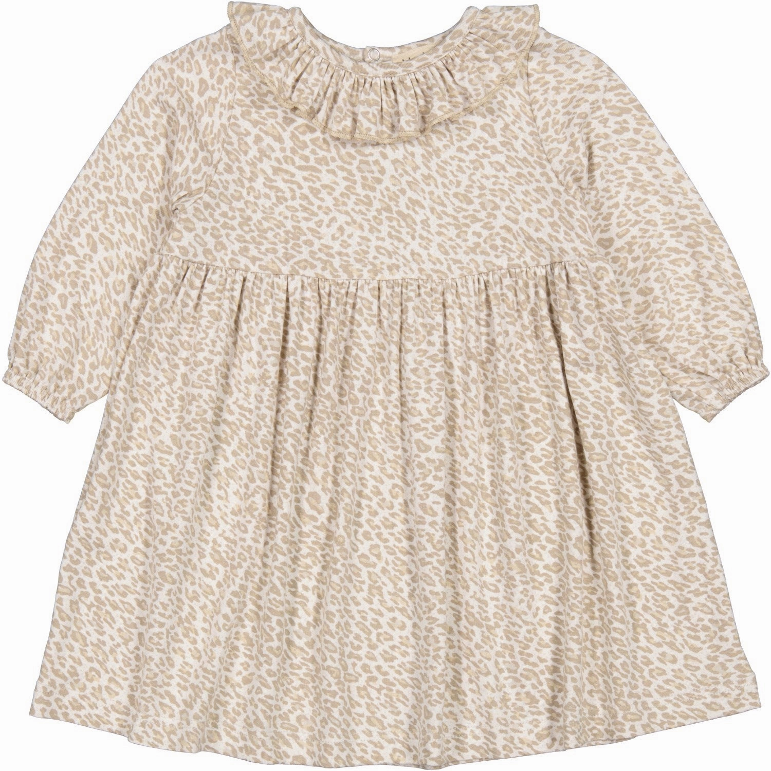 Calm Fit MarMar Leopard Beige Leo Diora Frill Dress