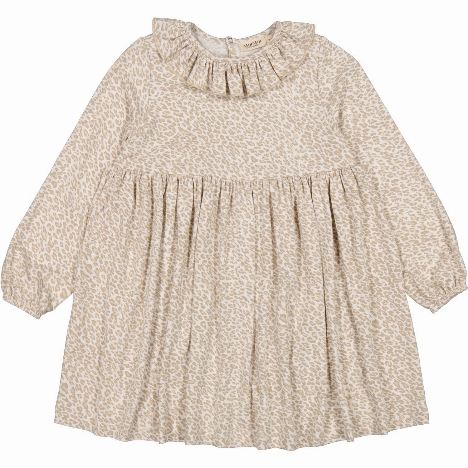 Soft Tone MarMar Leopard Beige Leo Diora Frill Dress