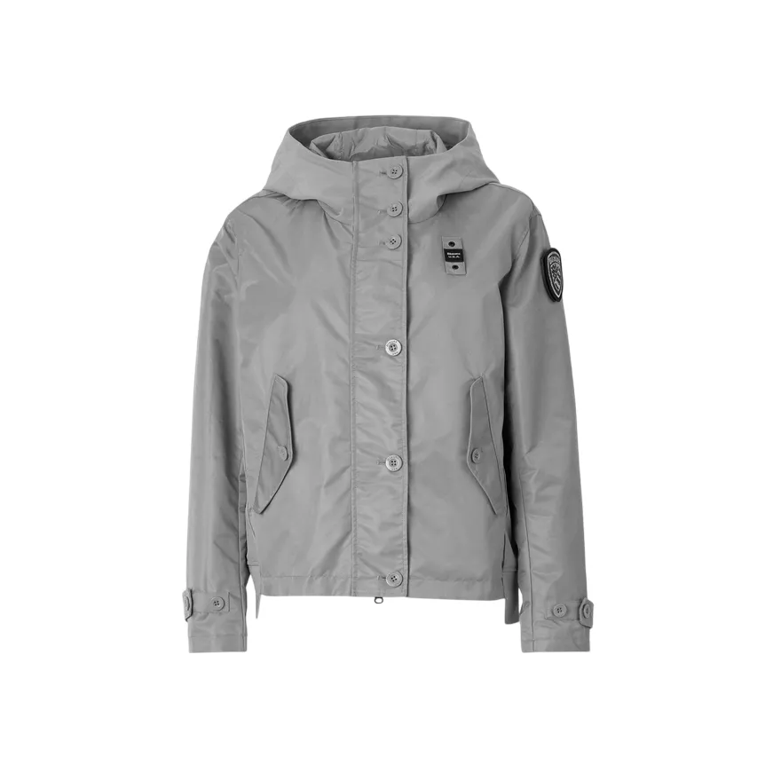 Magnetic Closure System Blauer giacca liscia da donna con cappuccio Marcella 25SBLDC01222-007108 937 grigio