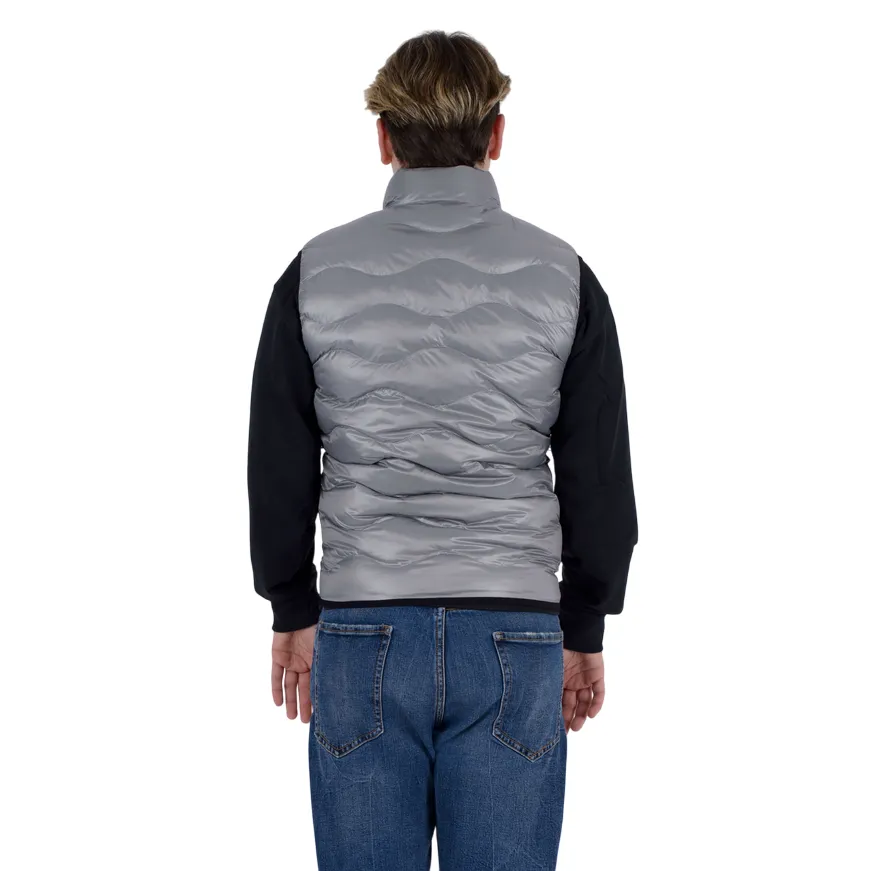 Blauer giubbino smanicato da uomo con cuciture a onde Danny 25SBLUC02229 005958 937 grigio Waterproof Wear