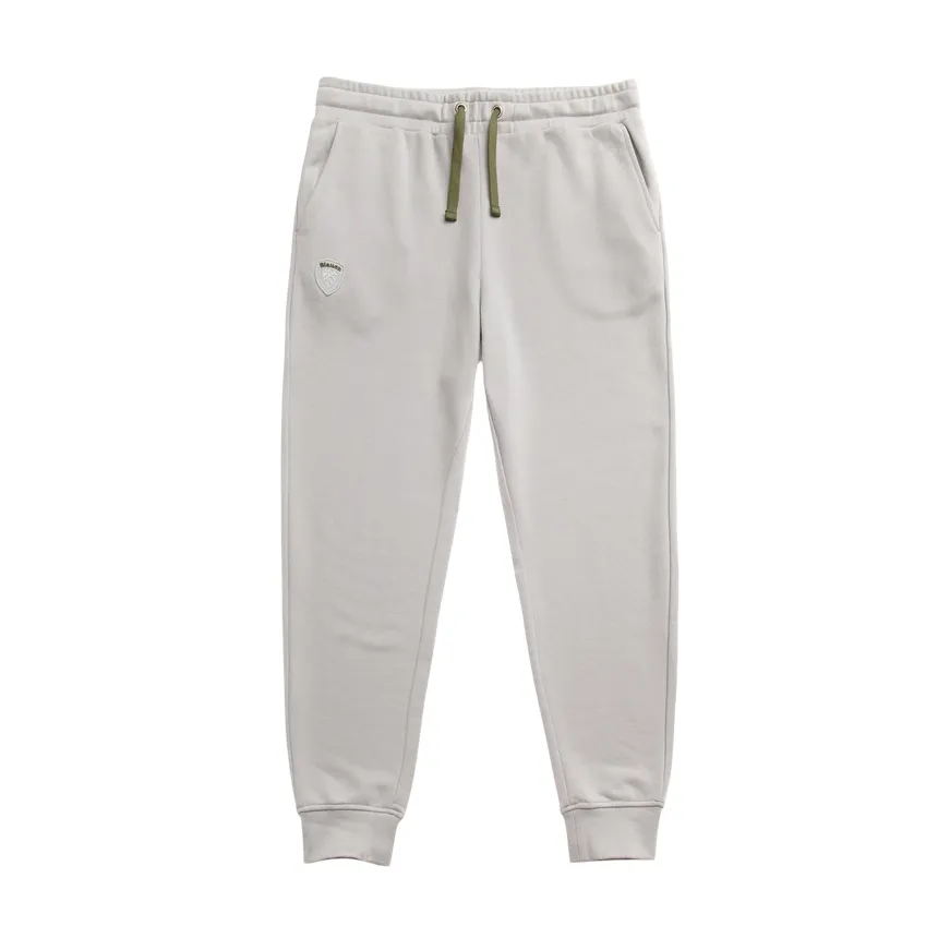 Blauer pantalone sportivo in felpa leggera da uomo Anderson 25SBLUP01189 100 bianco RecycledMaterial Casual Wear