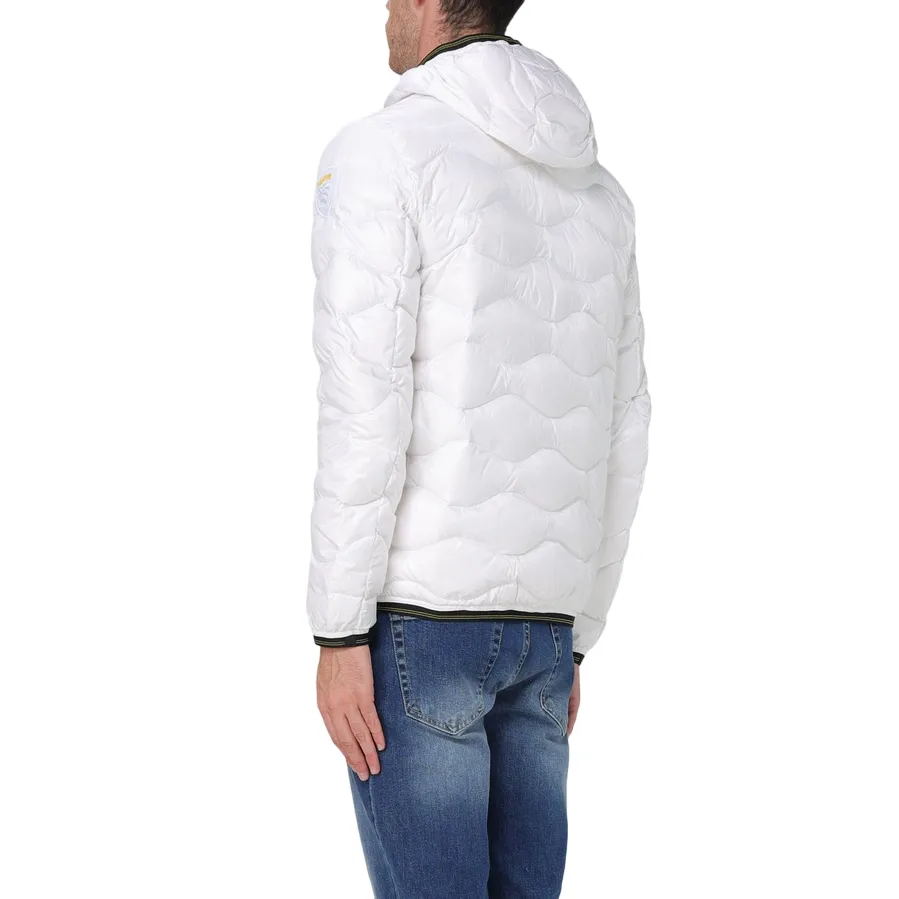 Reveal Blauer Piumino da uomo leggero ad onde Wave 24WBLUC0303 006355 100 bianco