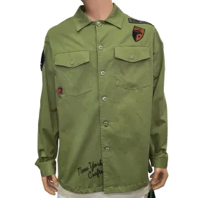 tall size Jungle Top Gun Camicione Uomo 10452002 146 |  Toppe ricamate - verde