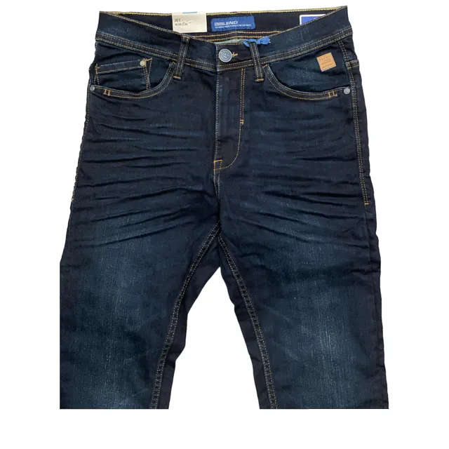 Blend jeans da uomo Jet Fit NOOS 20703865 76207 Denim darkbl 30 Move Freely Flexible Ankle Cuffs
