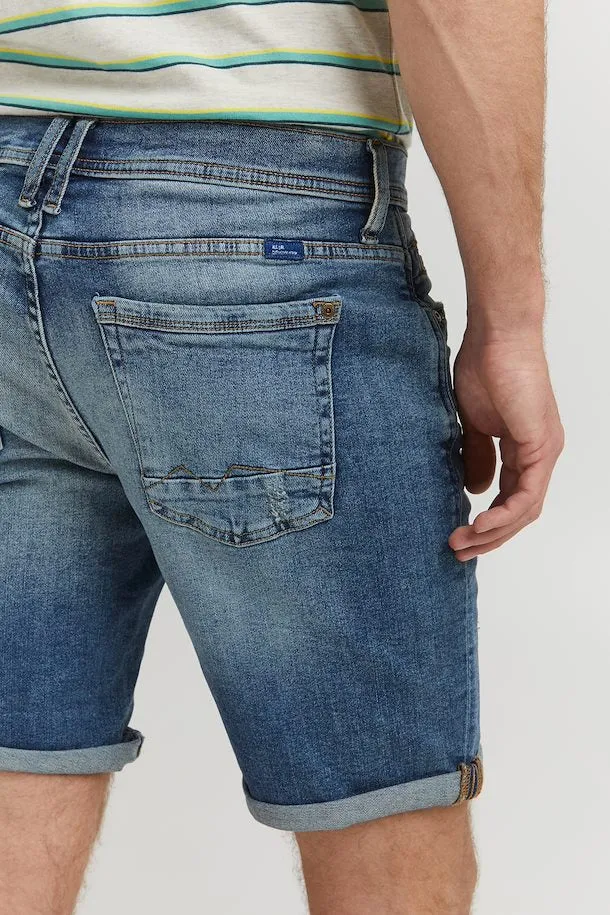 Mesh Fabric Blend Pantaloncino in denim da uomo 20713670 middle blue