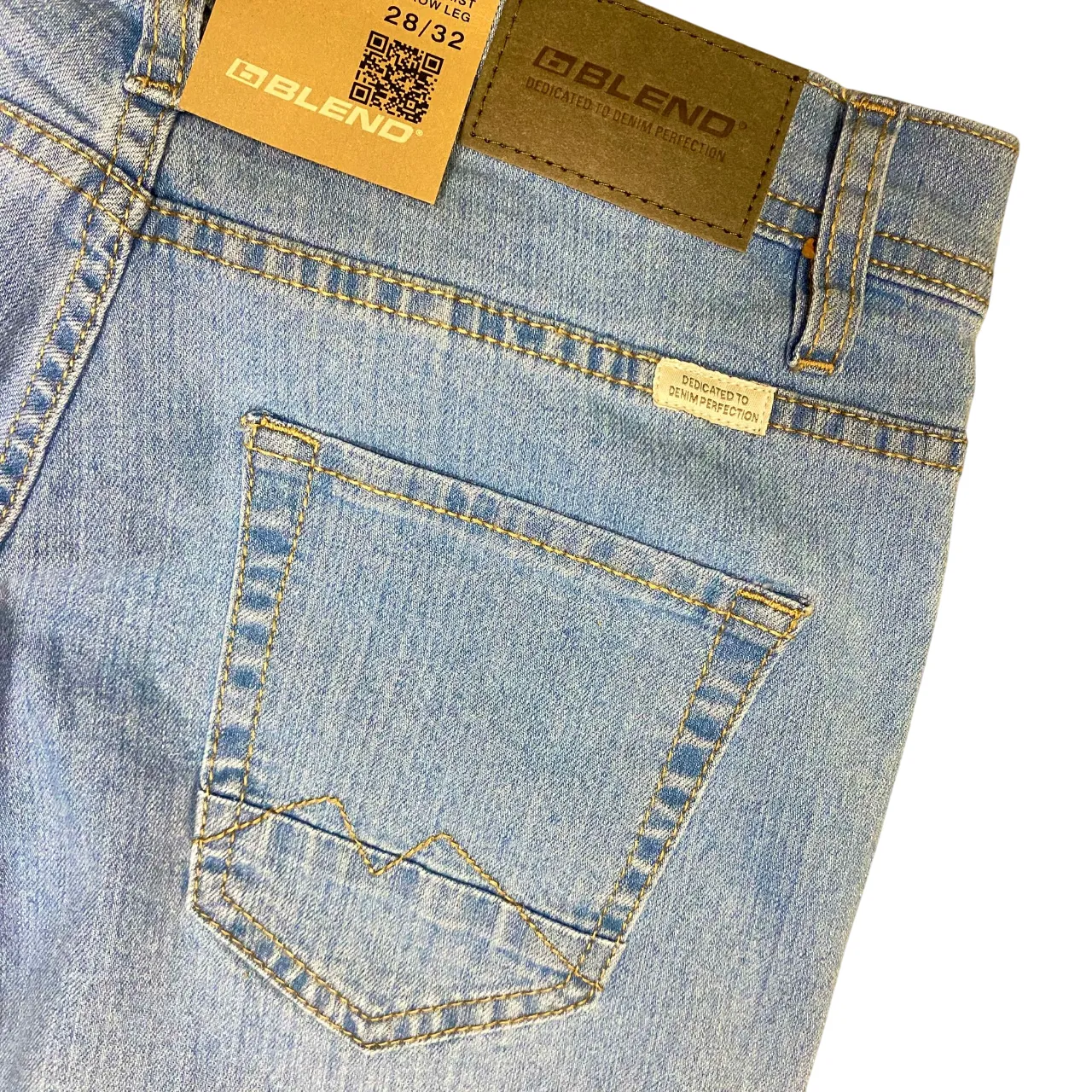 Blend pantalone jeans da uomo Twister 20717708 203278 blu chiaro Soft Material