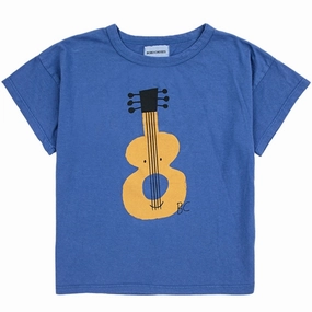 All-day style Bobo Choses Acoustic Guitar T-Shirt Navy Blue