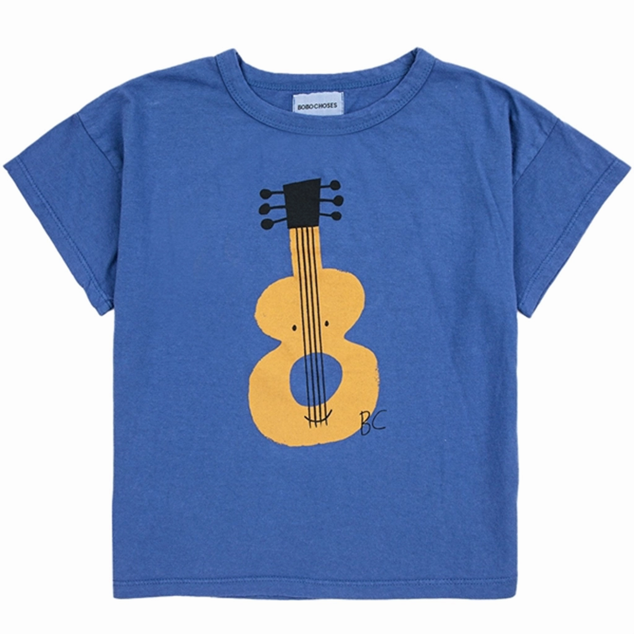 All-day style Bobo Choses Acoustic Guitar T-Shirt Navy Blue