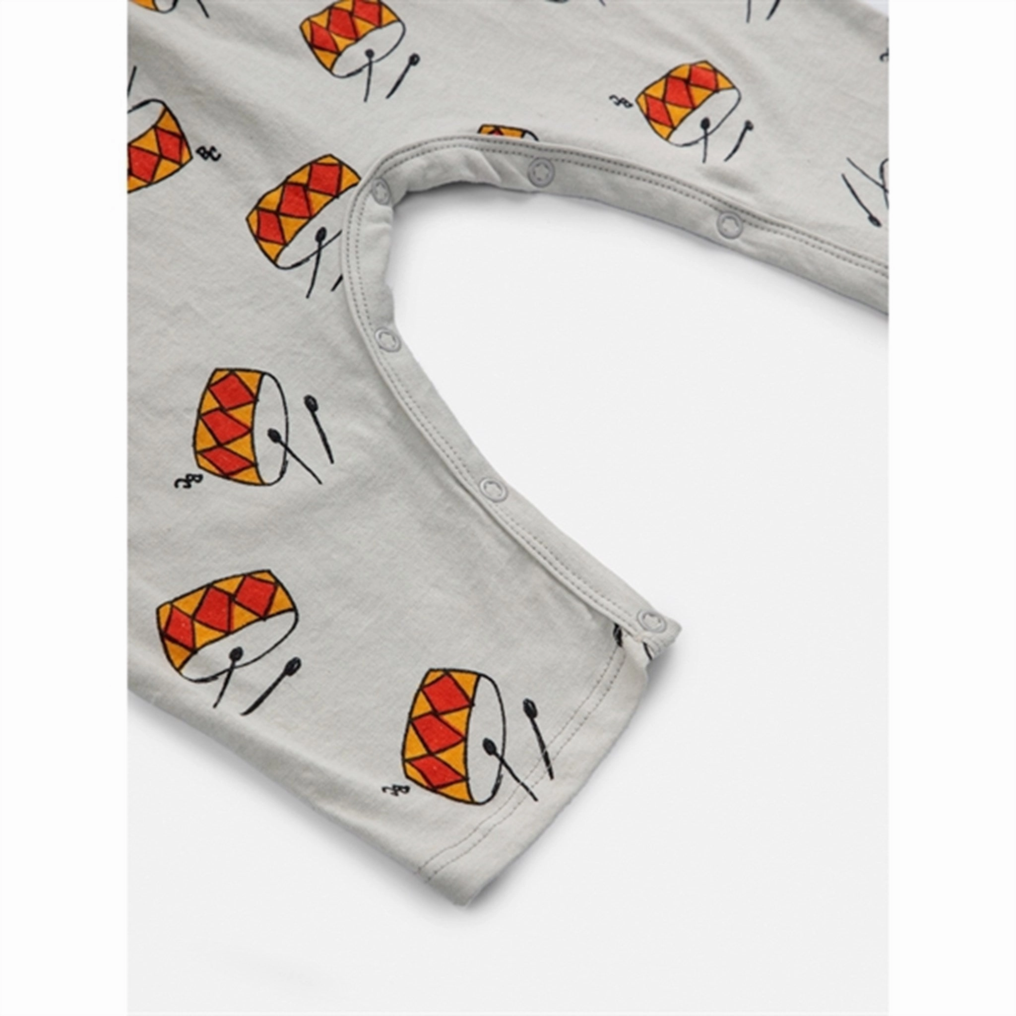 Stretch Adult Music Classic Bobo Choses Baby Play The Drum All Over Overall Sleeveless Beige