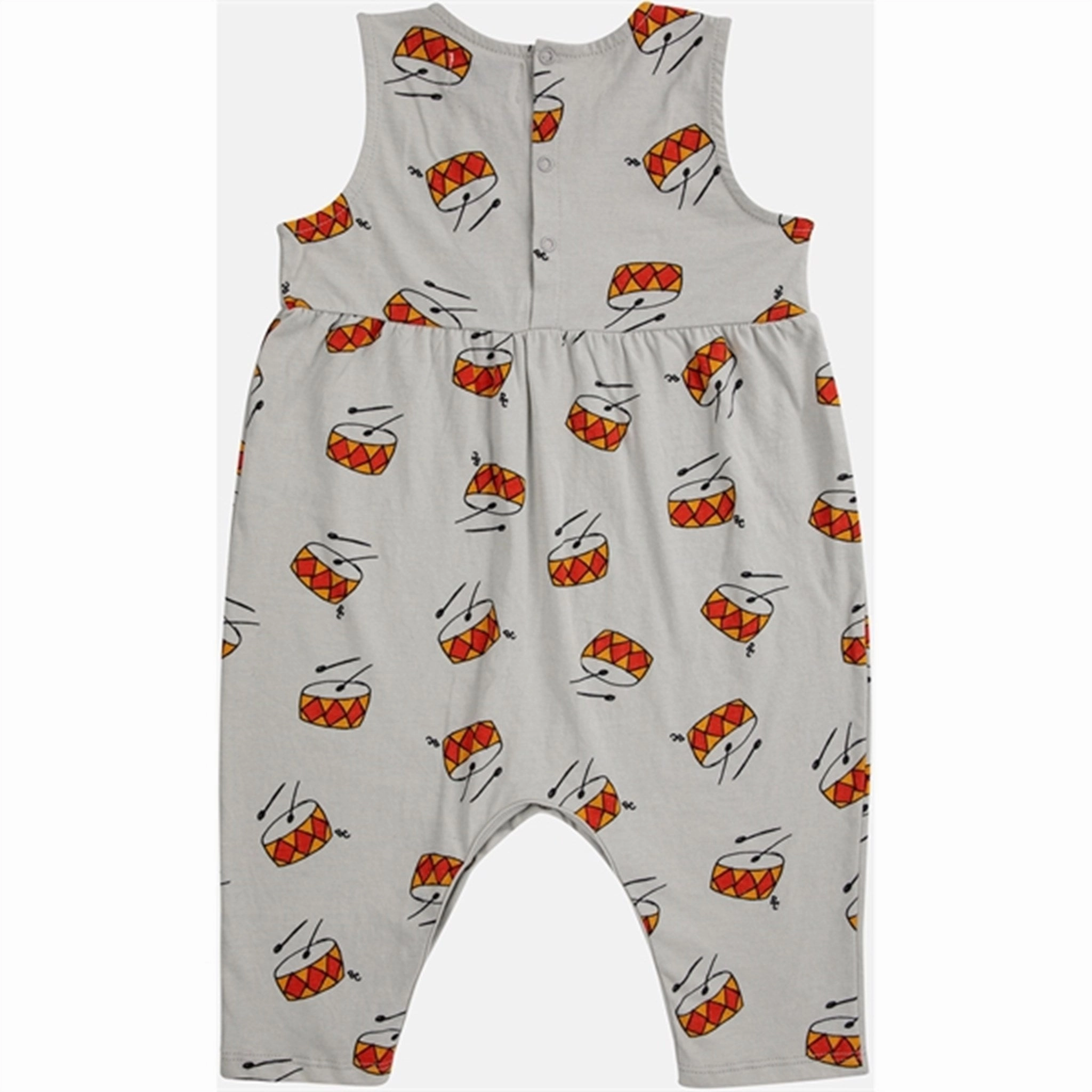 Vacation Friends Bobo Choses Baby Play The Drum All Over Overall Sleeveless Beige