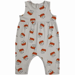 Bobo Choses Baby Play The Drum All Over Overall Sleeveless Beige Music Hot