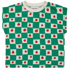 Bobo Choses Baby Tomato All Over T-Shirt Offwhite Stylish Details Gym clothing