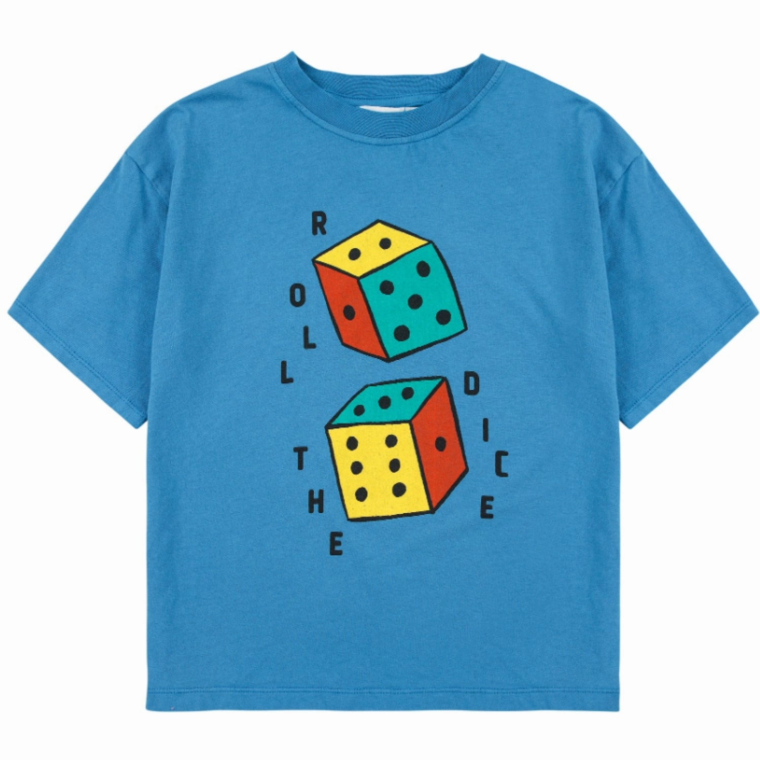 OdorResistant Fabric Soft Finish Bobo Choses Blue Roll The Dice T-Shirt