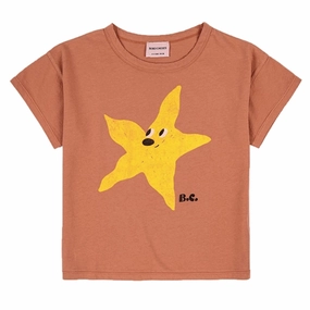 Bobo Choses Brown Starfish T-Shirt Chilly Comfort