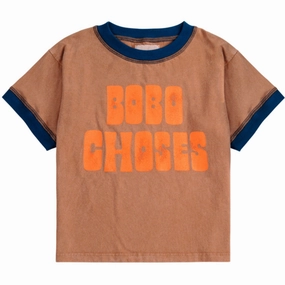 Bobo Choses Brown T-Shirt UV Protective Fabric