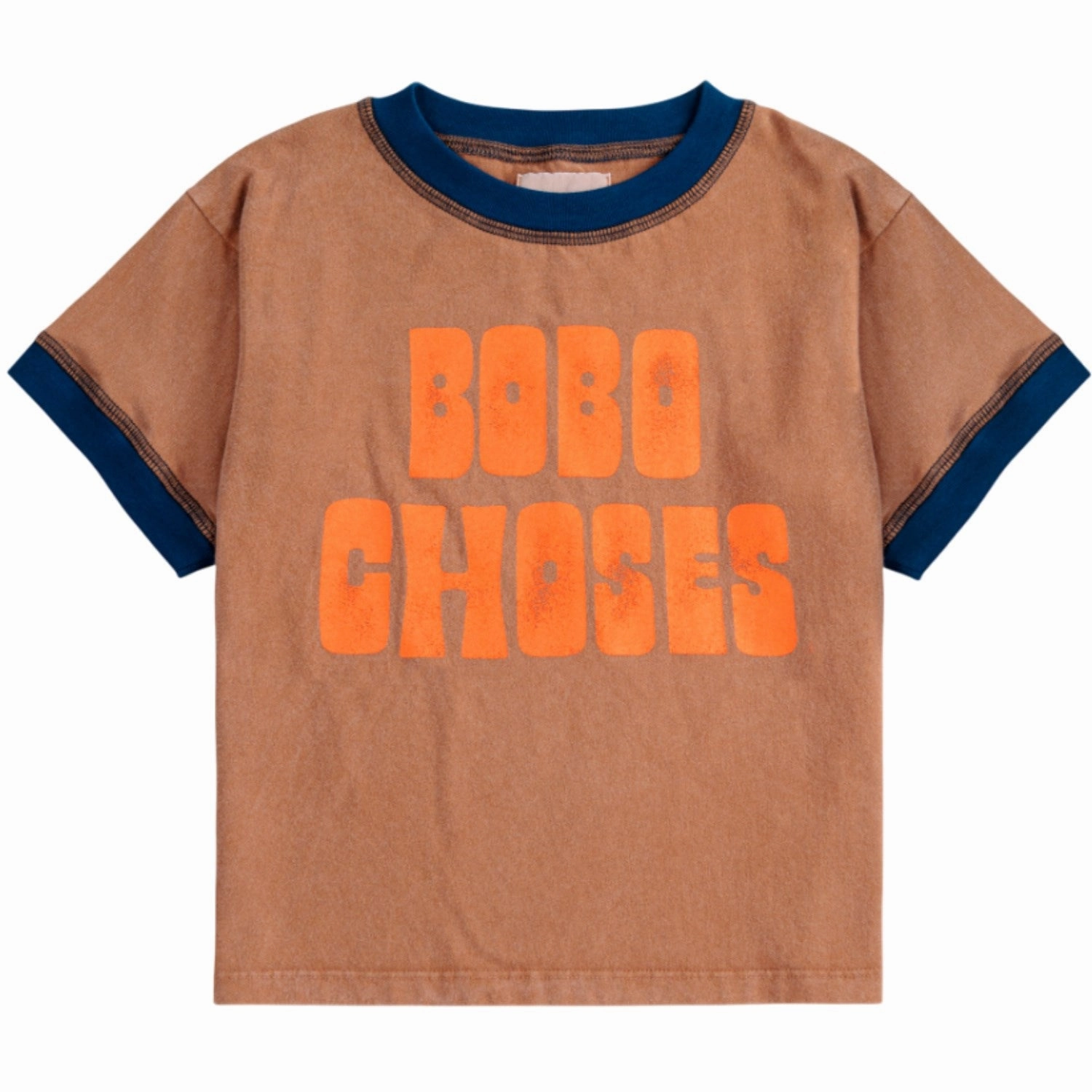 Bobo Choses Brown T-Shirt UV Protective Fabric
