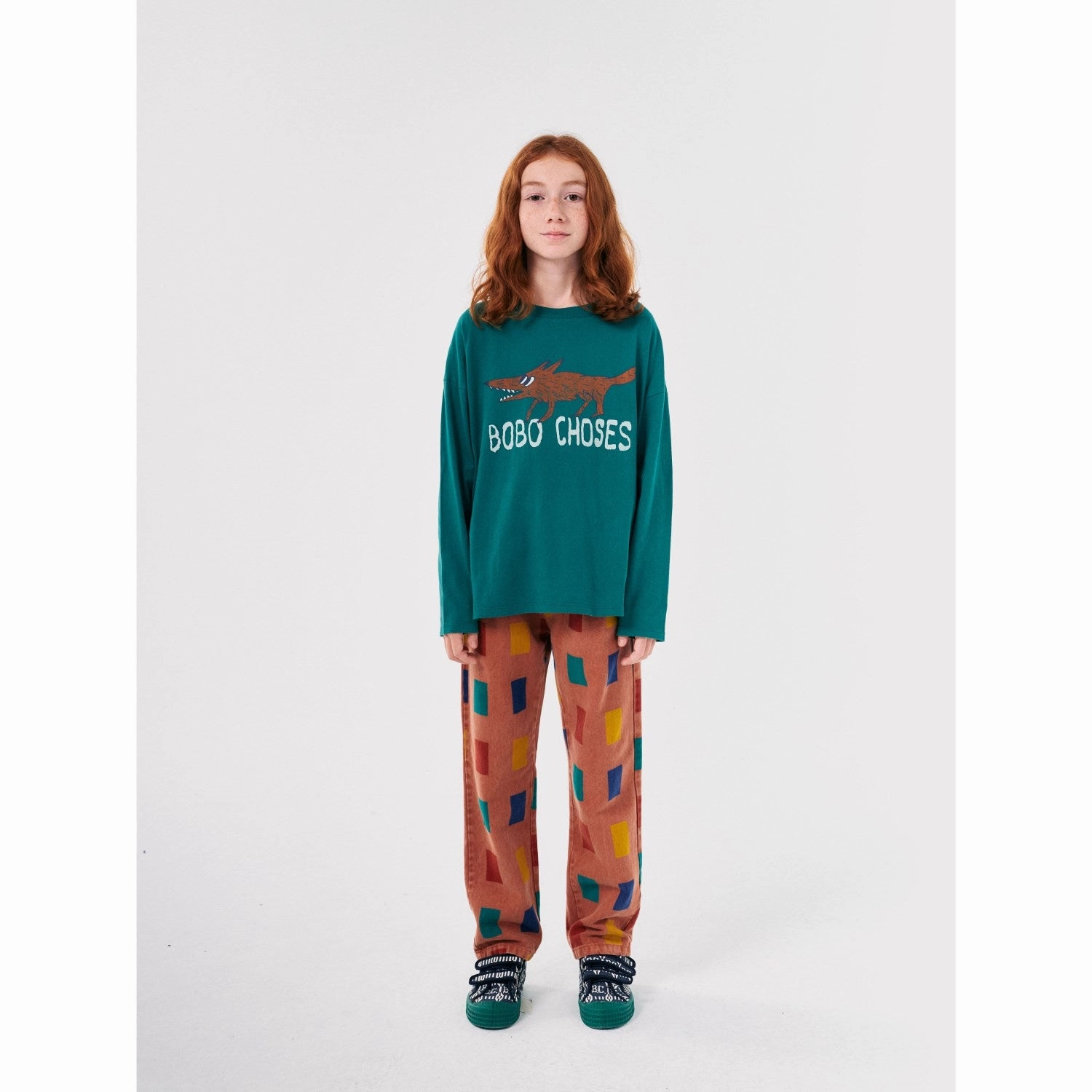 Anti Pilling Treatment Striped Design Bobo Choses Dark Green The Clever Fox Shirt