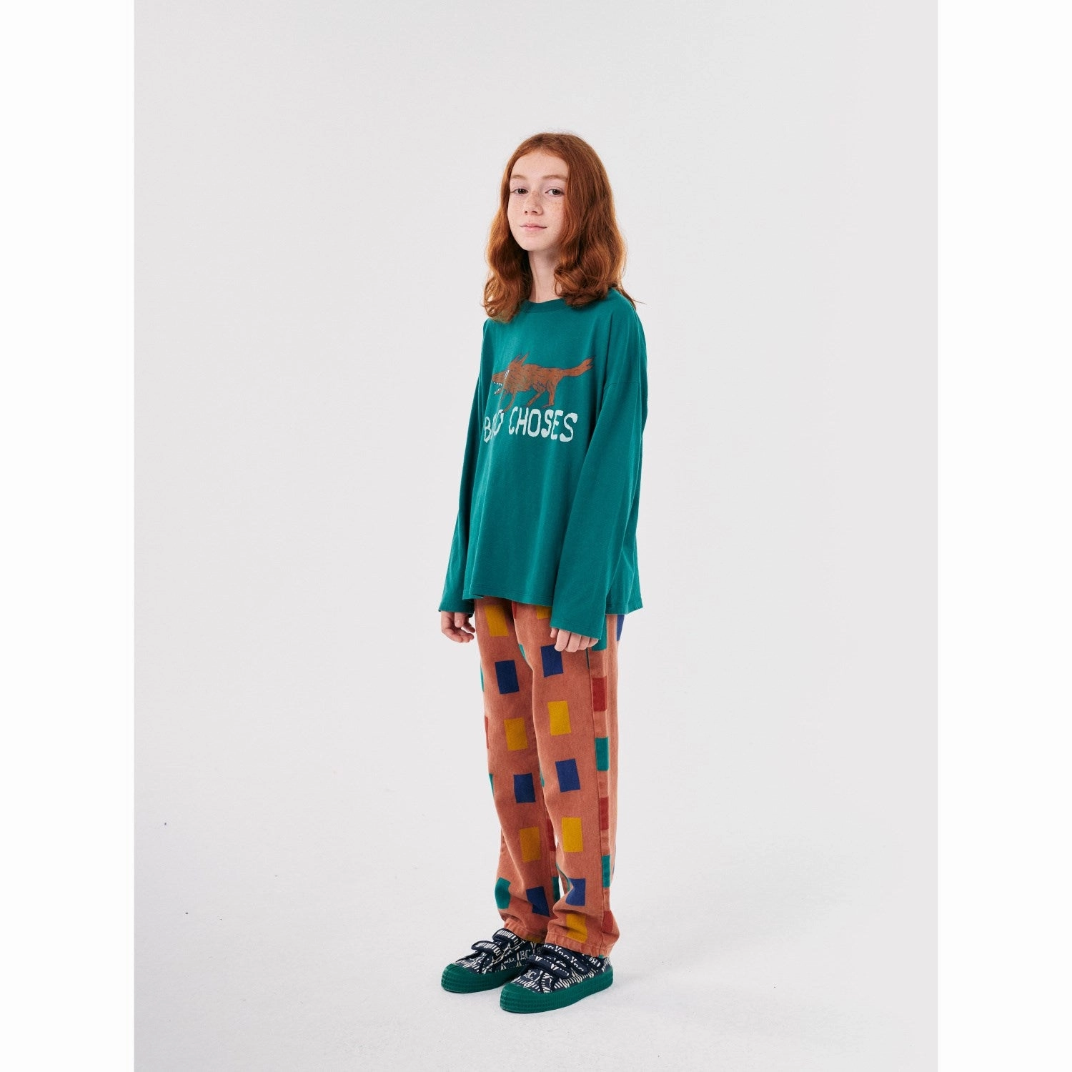 Layered Design Durable Construction Bobo Choses Dark Green The Clever Fox Shirt
