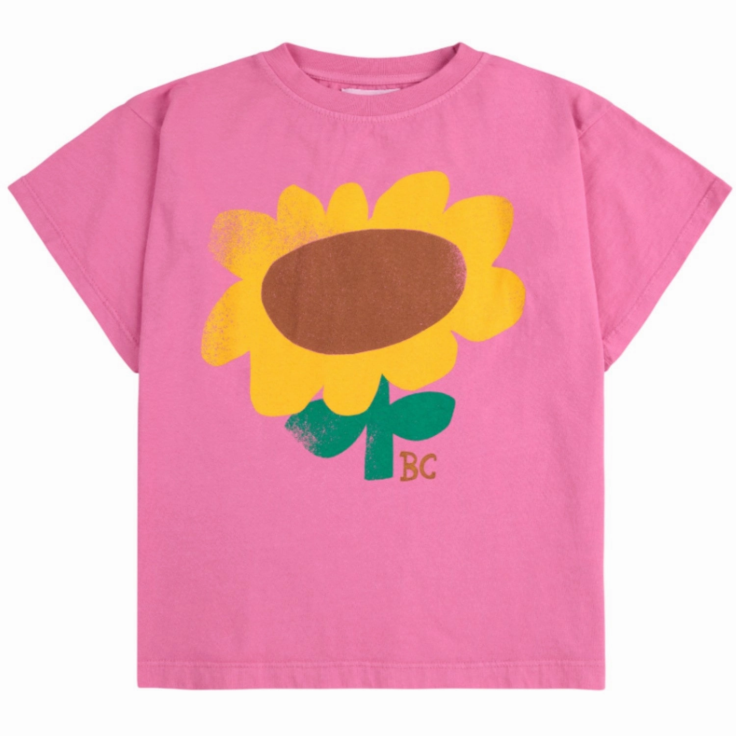 Bobo Choses Fuchsia Sunflower T-Shirt Modern Style Trend