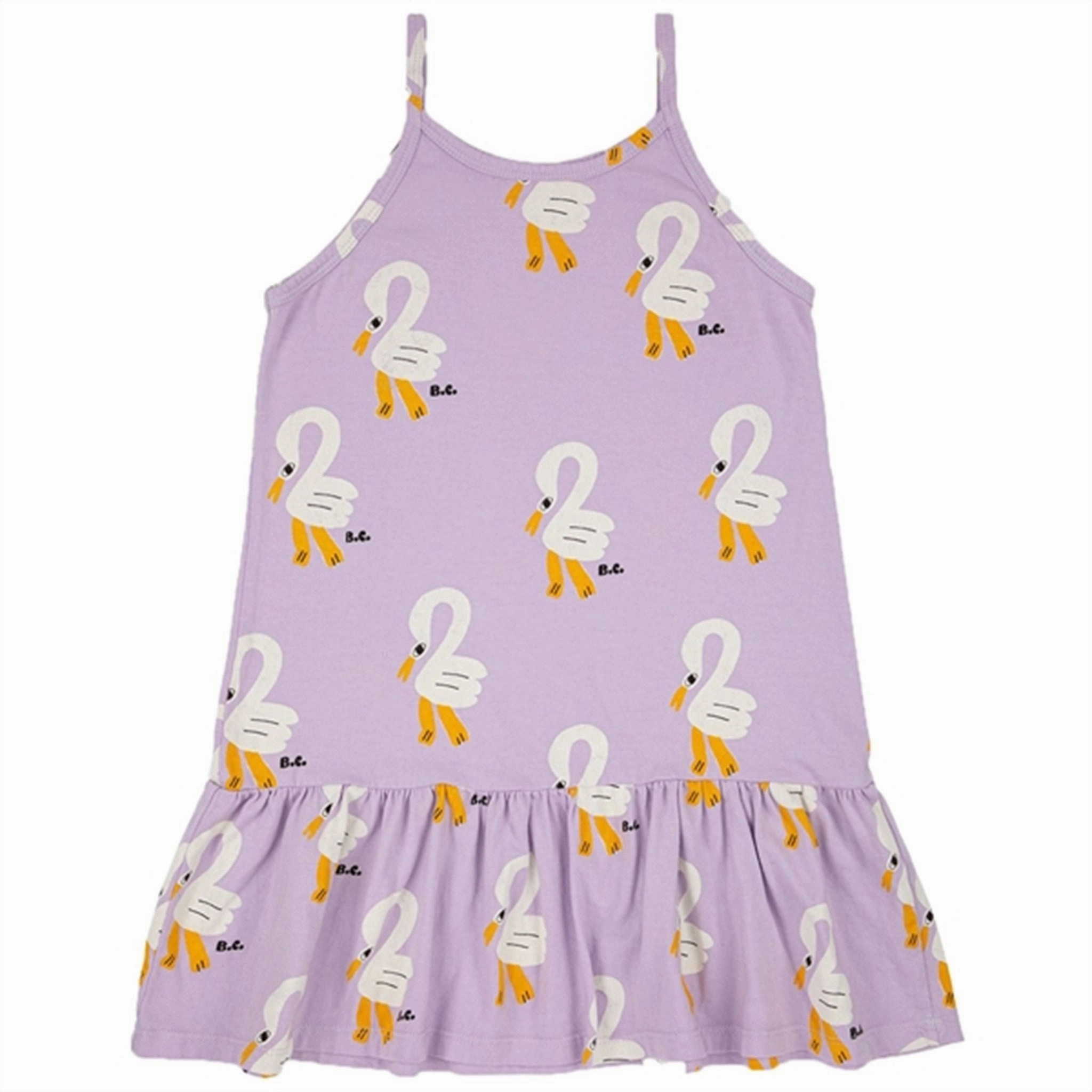 Bobo Choses Lavender Pelican All Over Dress Smooth Mood