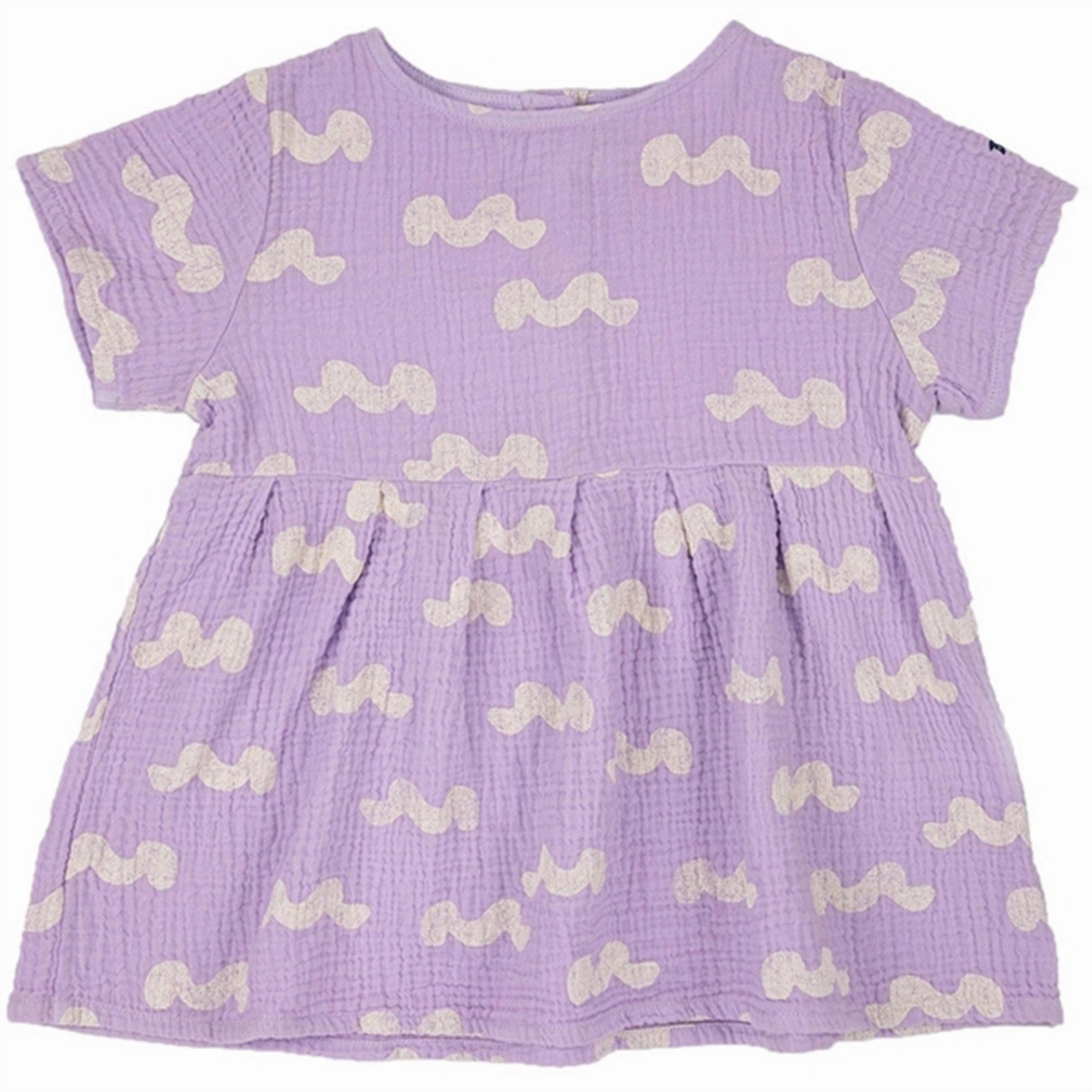 Tear-resistant Bobo Choses Lavender Waves All Over Dress