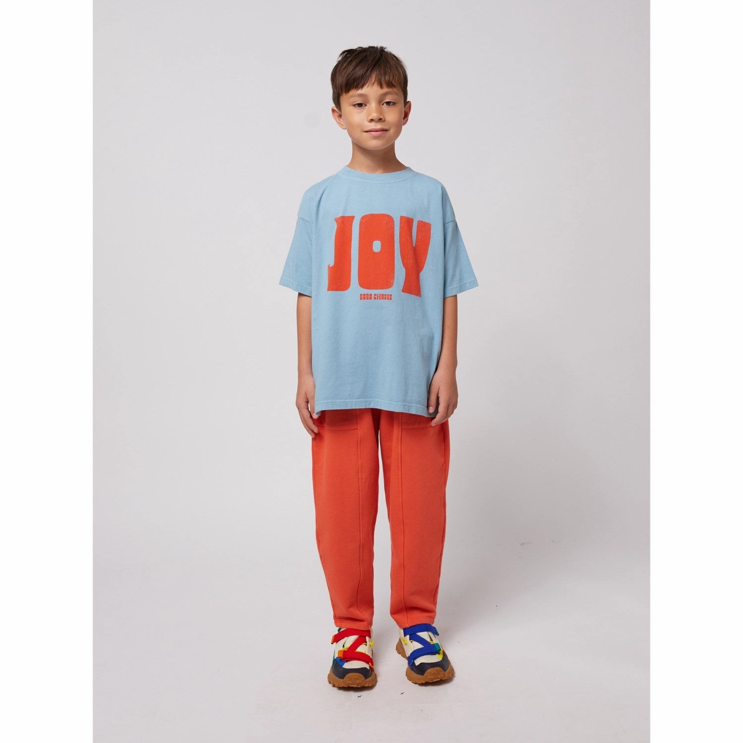 Minimal Comfort Wear Bobo Choses Light Blue Joy T-Shirt