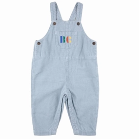 Unique Clean Bobo Choses Light Blue Multicolor B.C Corduroy Overall