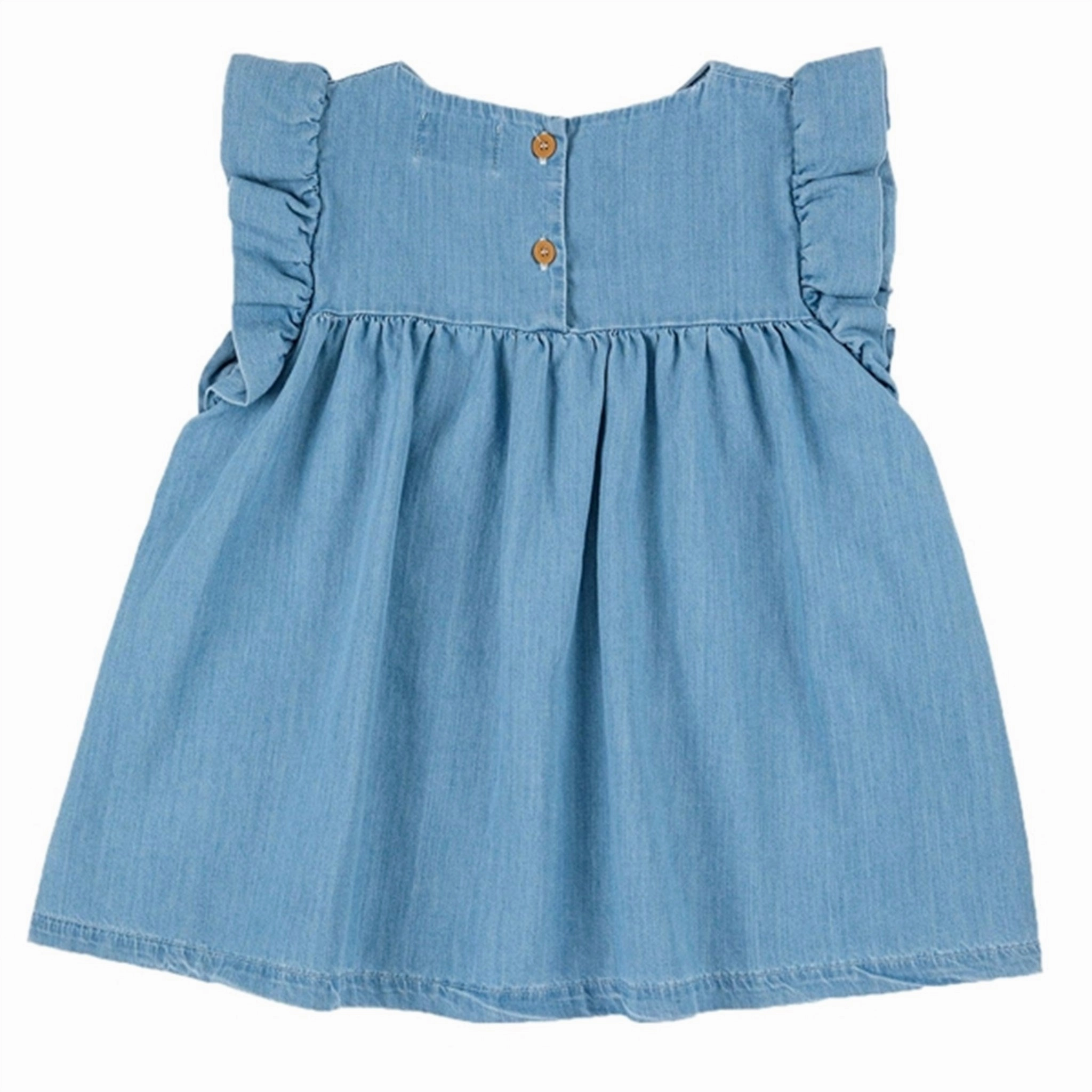 Quiet Mood Bobo Choses Light Blue Pelican Ruffle Dress