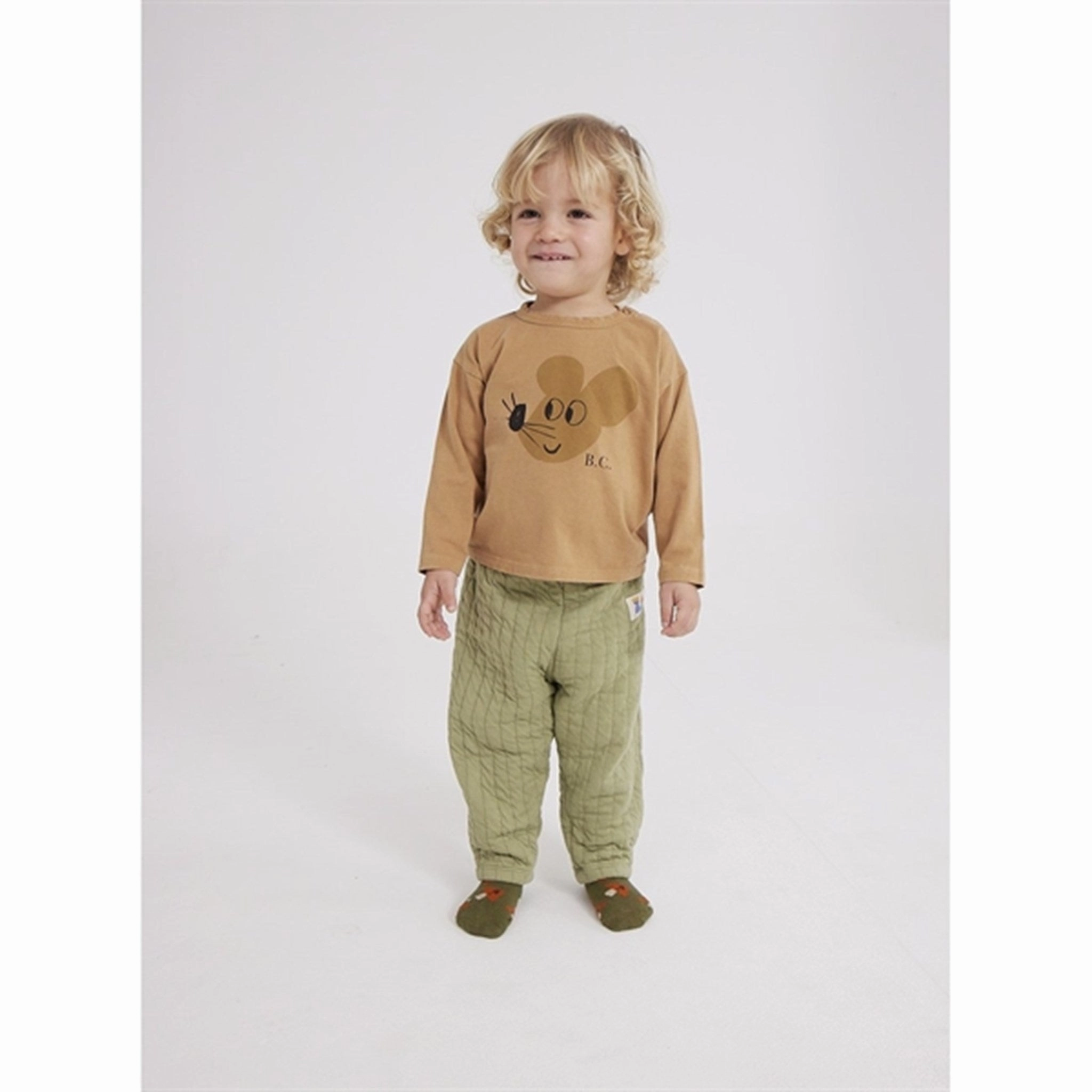Bobo Choses Light Brown Mouse Blouse Outdoor Gear