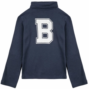 Compact Fold Design Bobo Choses Midnight Blue Big B Turtleneck