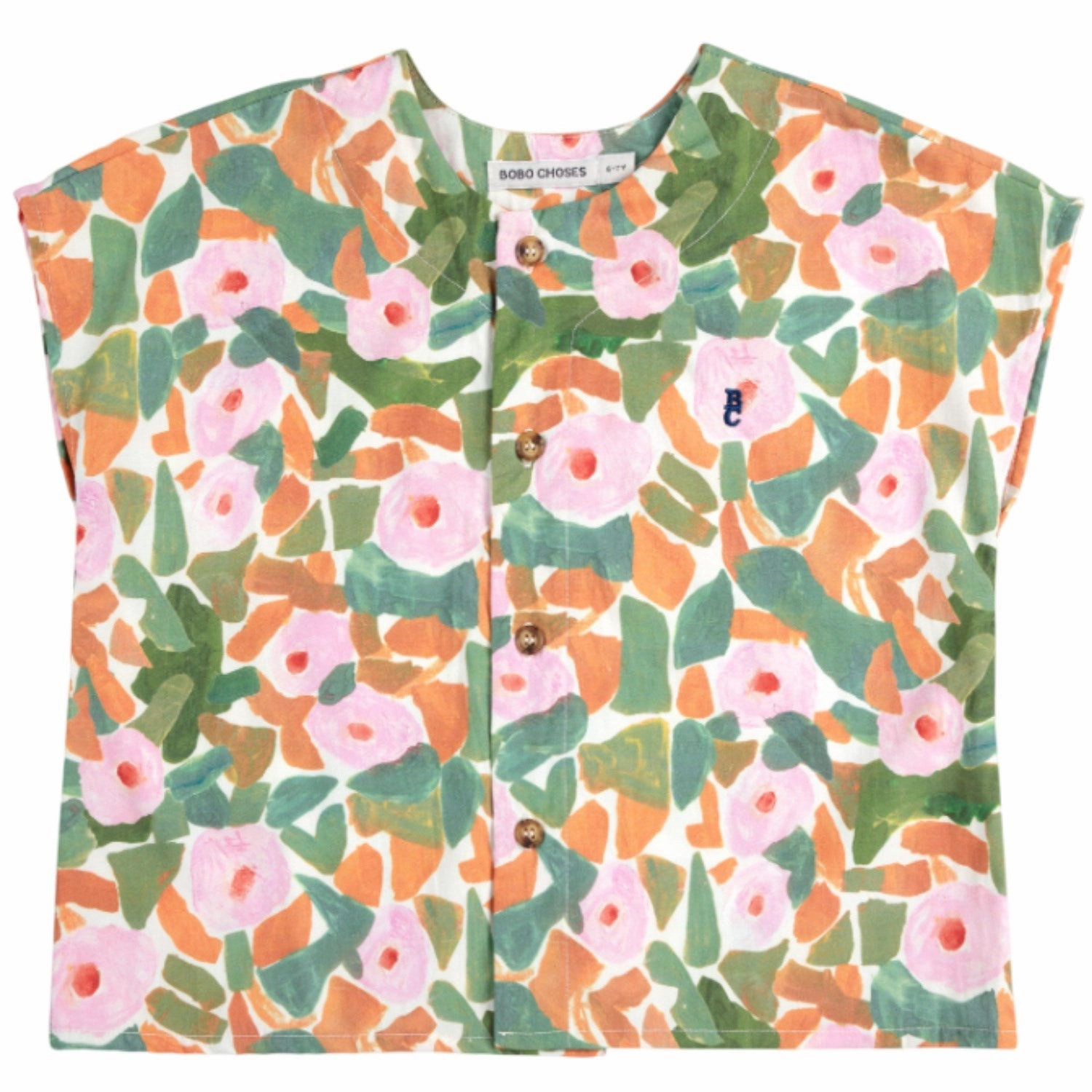 Everyday Wear Bobo Choses Multicolor Floral All Over Woven Shirt