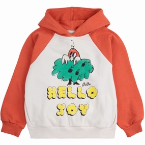 Branded Look Bobo Choses Multicolor Hello Joy Ranglan Sleeves Hoodie
