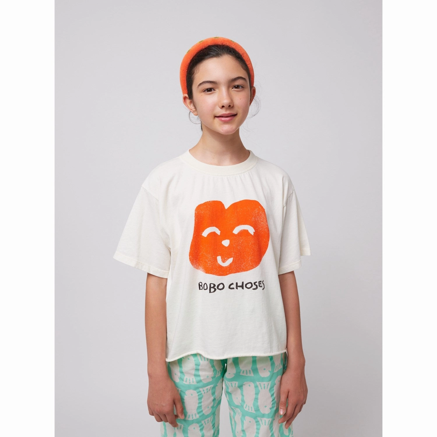 Summer Comfort Bobo Choses Offwhite Joyful Face T-Shirt