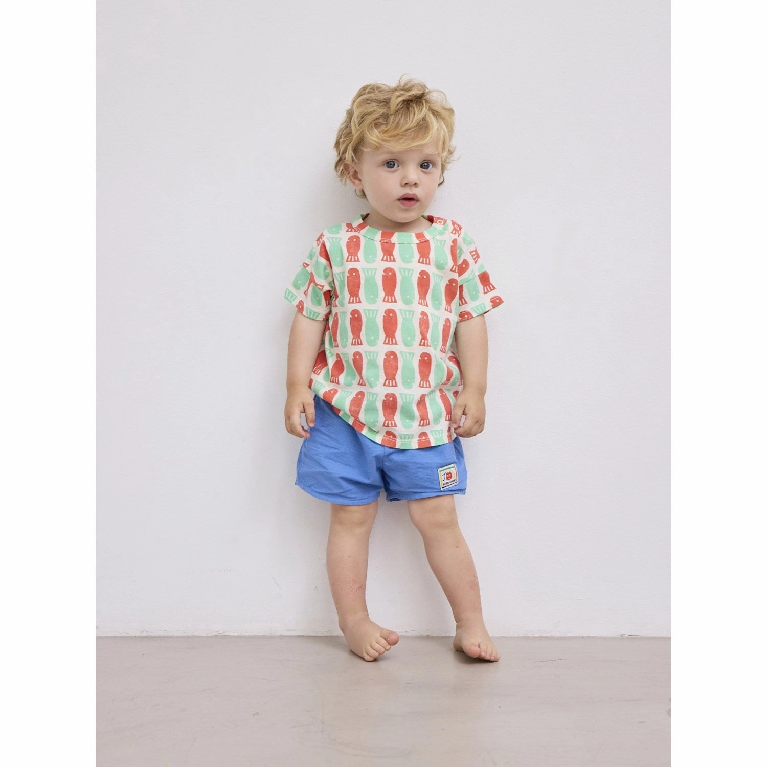 Antibacterial Treatment Bobo Choses Offwhite Lucky Fish All Over T-Shirt