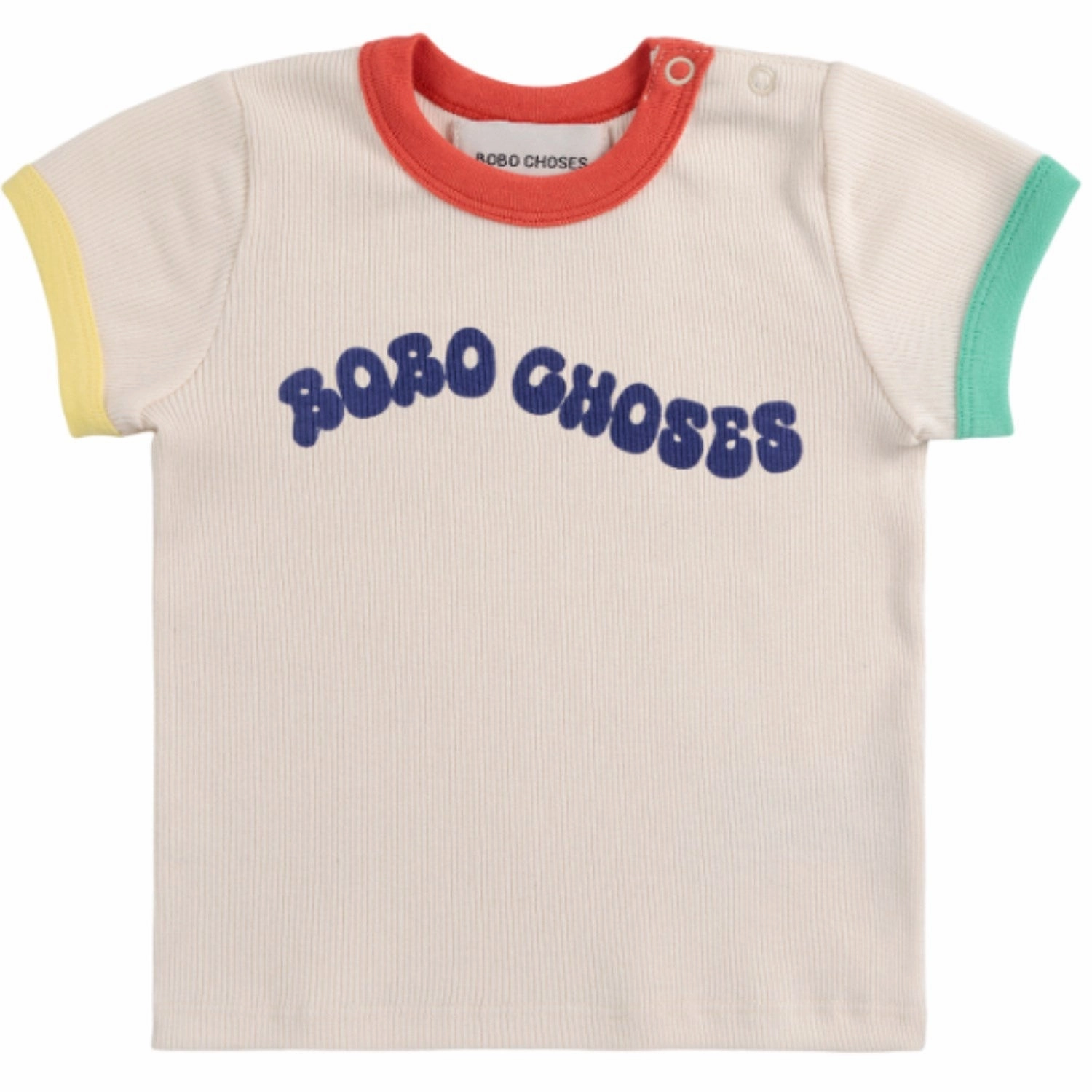 Bobo Choses Offwhite Wavy Bobo Choses T-Shirt Soft Layering