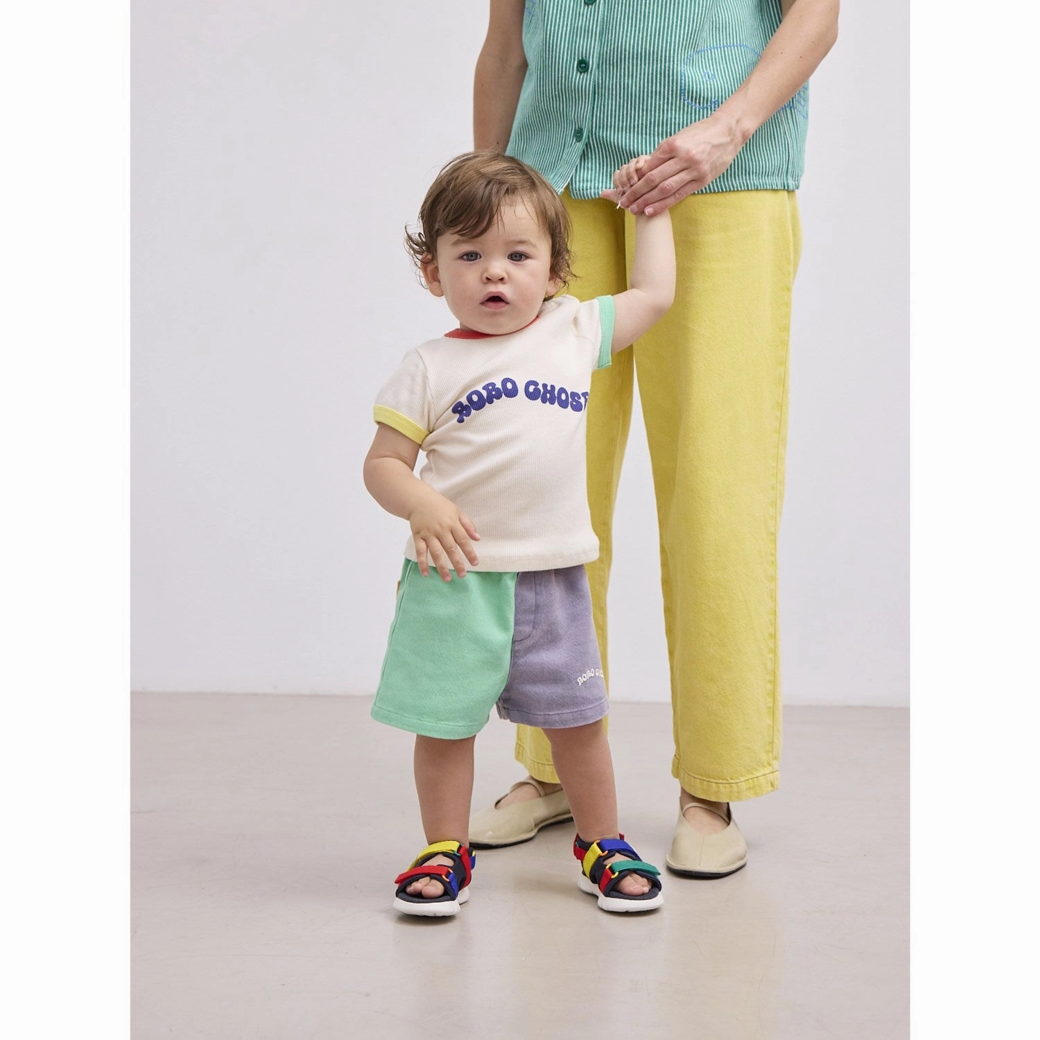 Bobo Choses Offwhite Wavy Bobo Choses T-Shirt Short Sleeve Basic Wear
