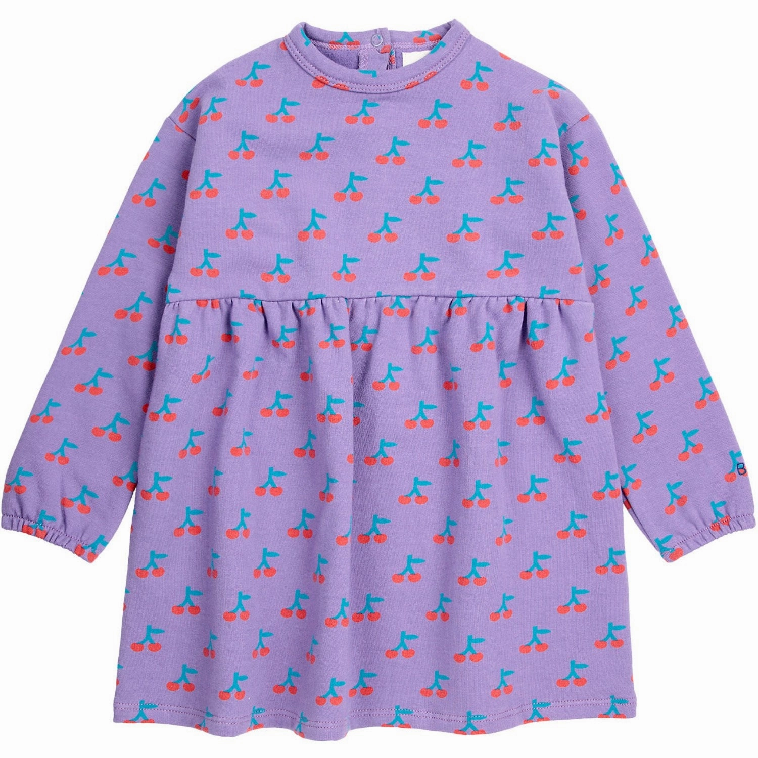 Figure-Skimming Bobo Choses Purple Cherry All Over Dress