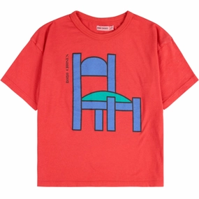 Quick Drying Bobo Choses Red Chair T-Shirt