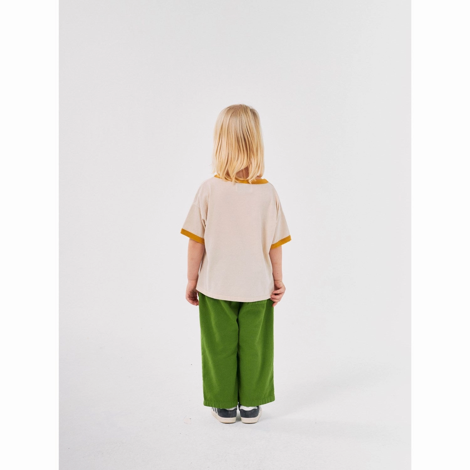 Bobo Choses White Talking Crocodile T-Shirt Simple and Cozy Comfort Apparel