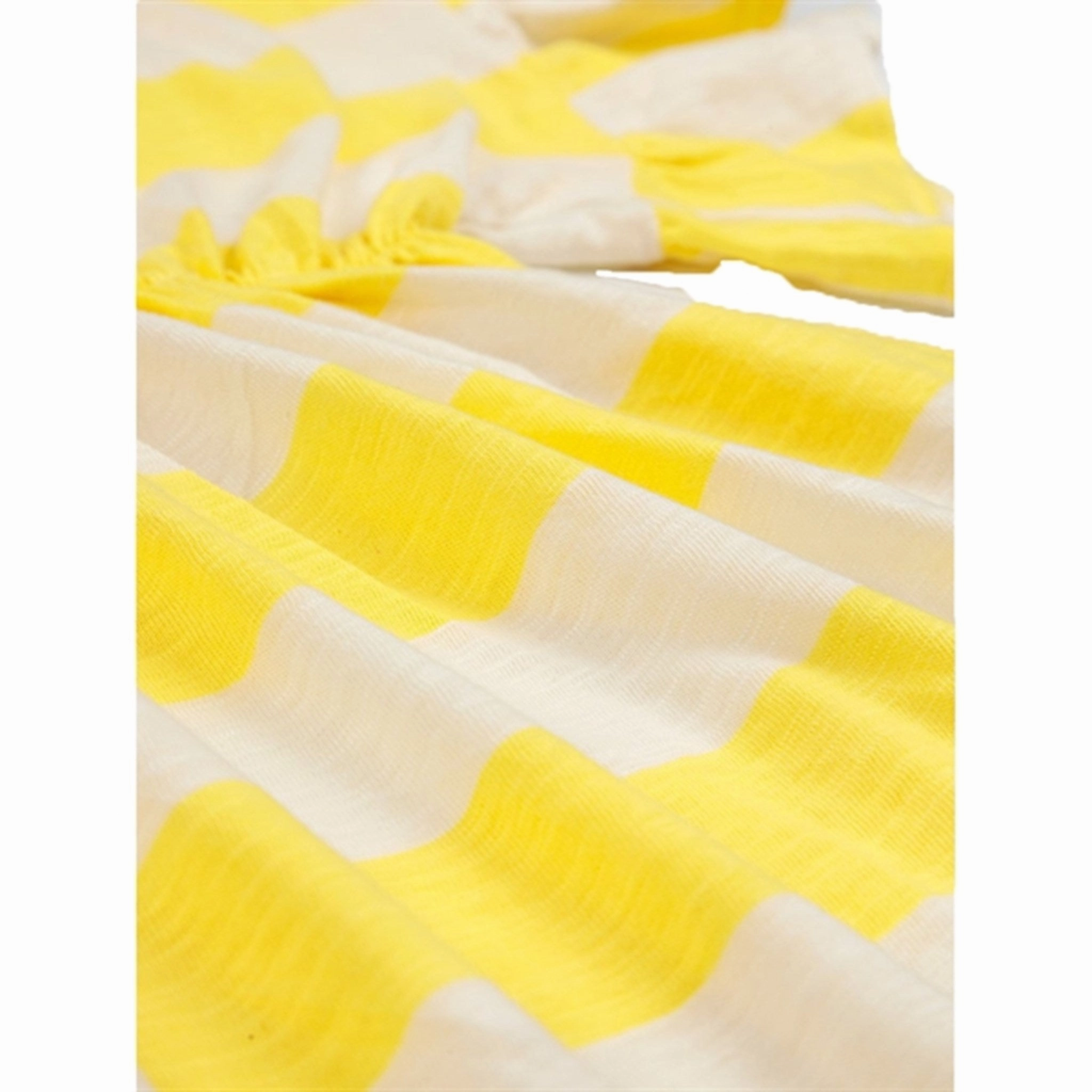 Bobo Choses Yellow Stripes Ruffle Dress windproof Rural Charm