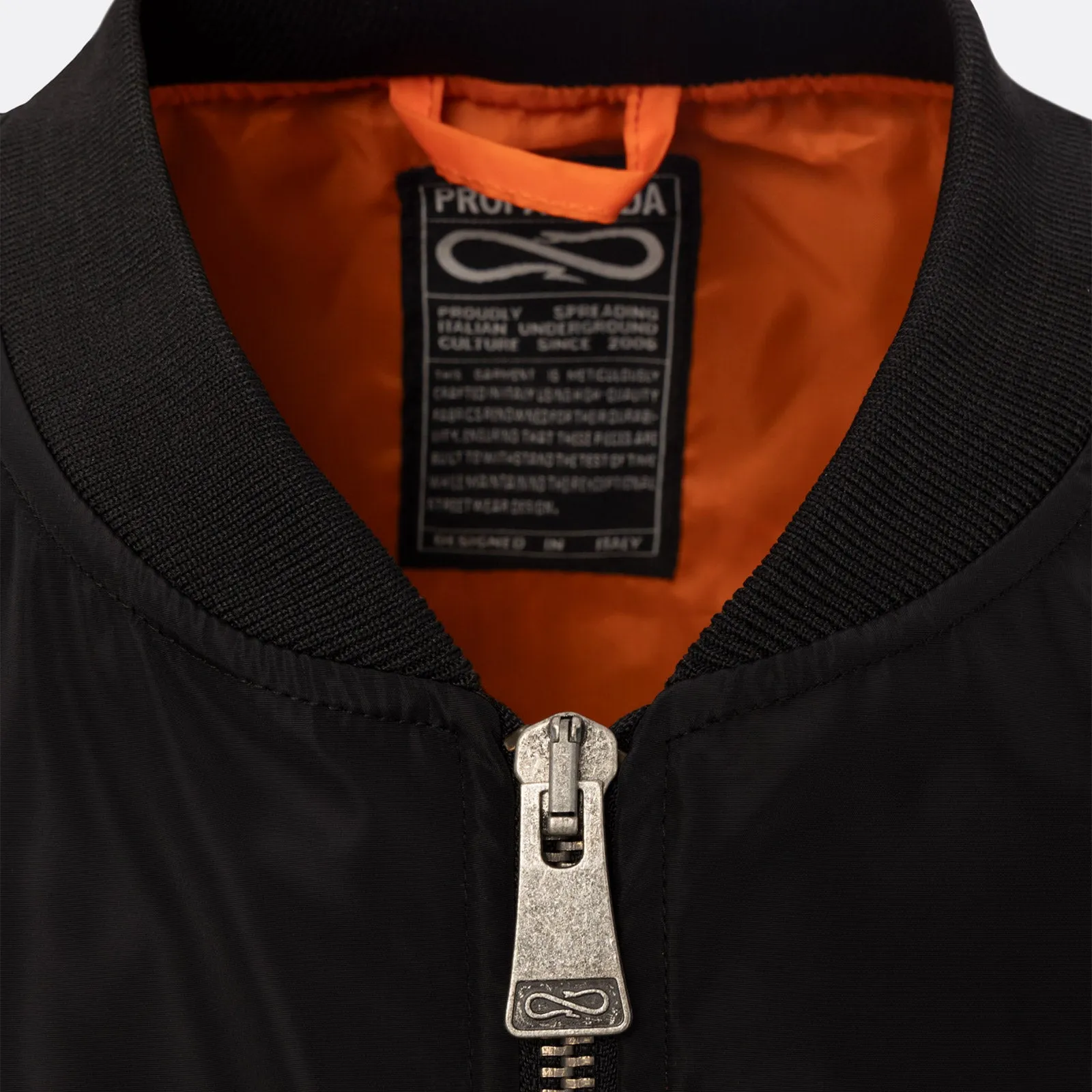 Cold Weather Recycled Material Propaganda giubbino bomber Triangle Cobrahm 25SSPROU613-01 nero