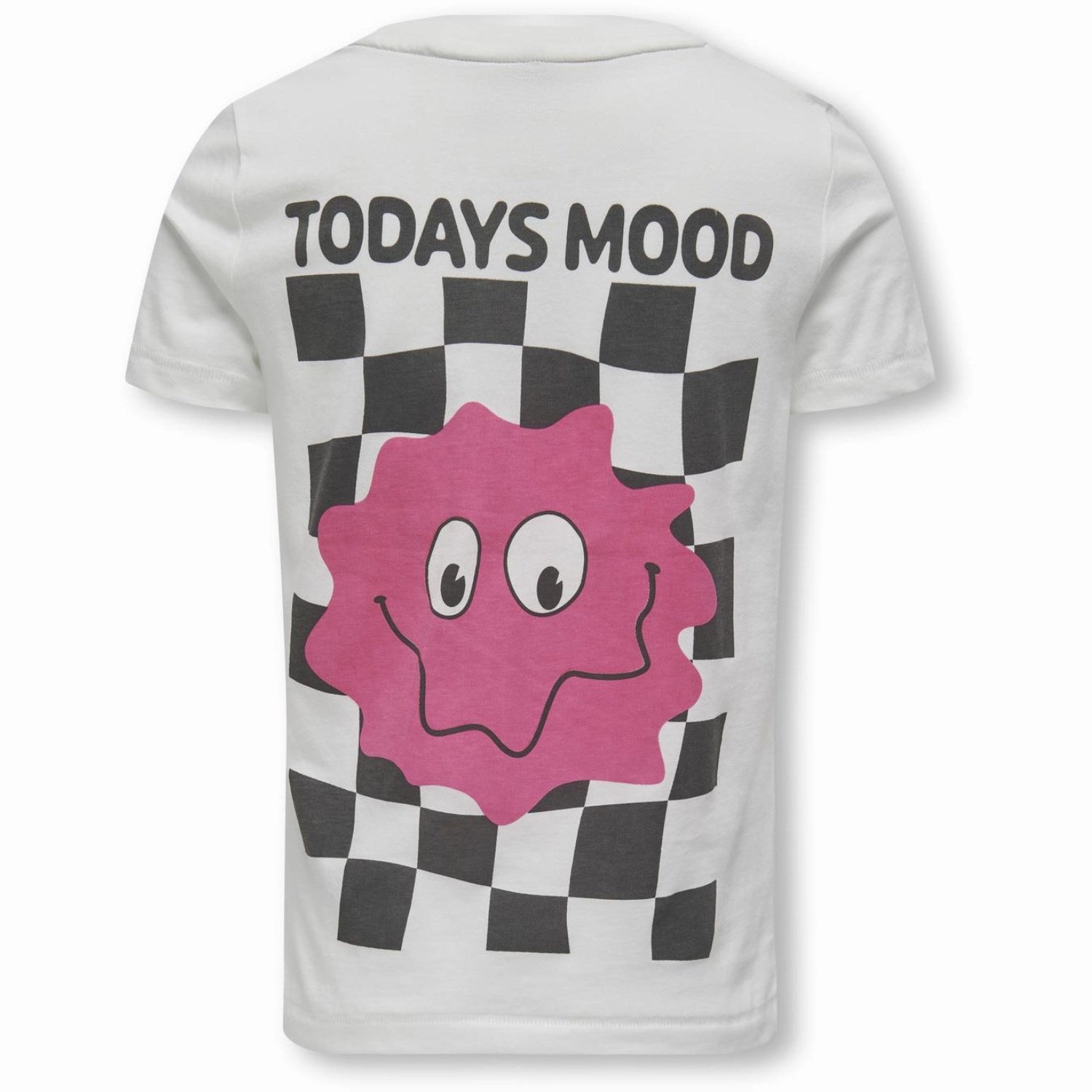 kids ONLY Cloud Dancer Lana Life O-Neck Tee Ss Ribbed Neckline