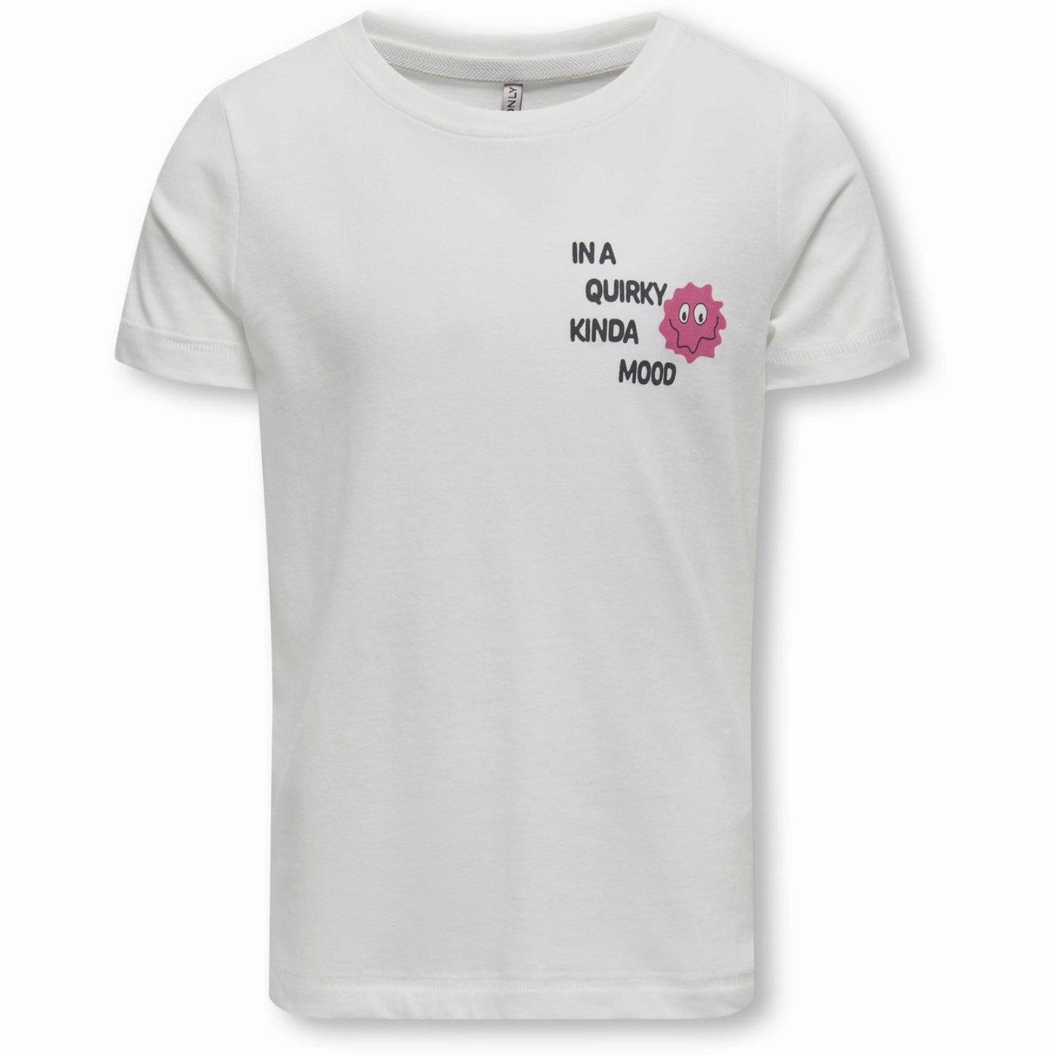 kids ONLY Cloud Dancer Lana Life O-Neck Tee Ss Minimalist Aesthetic