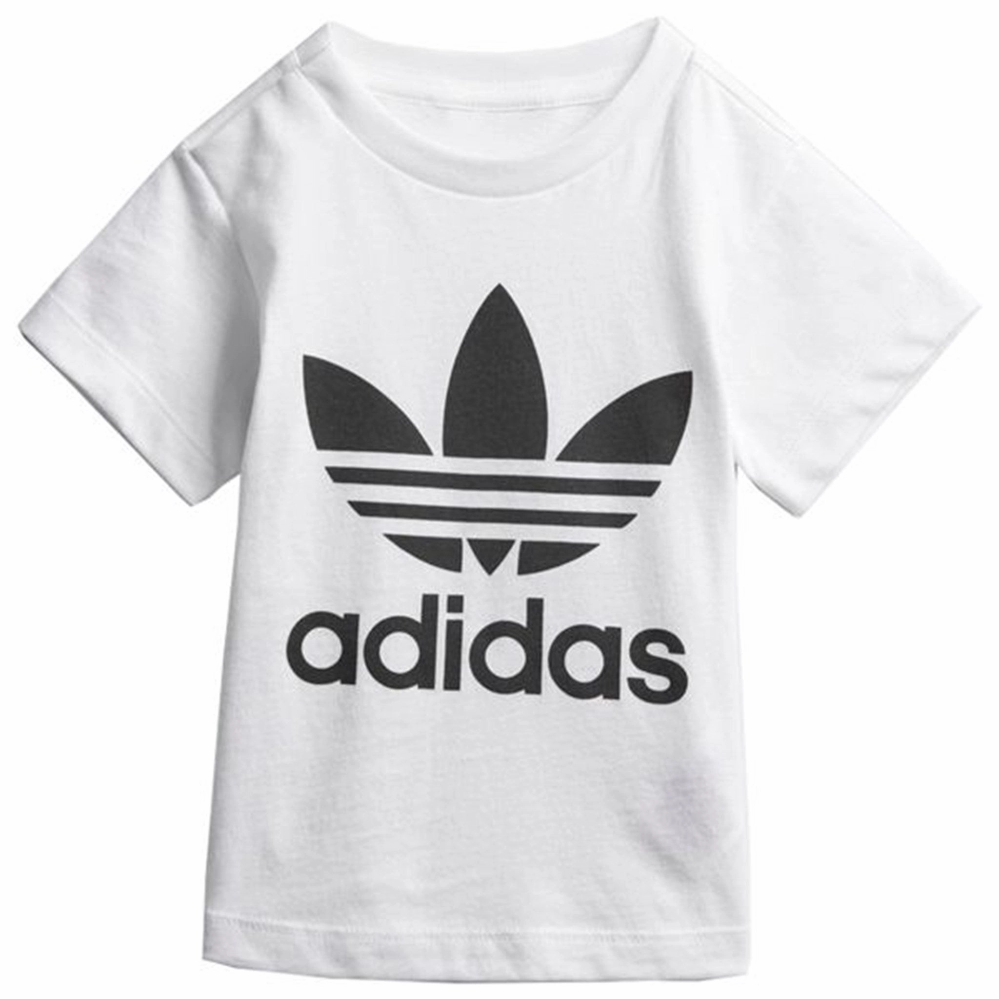 Unisex Fit Quick Dry Material adidas Trefoil T-Shirt White