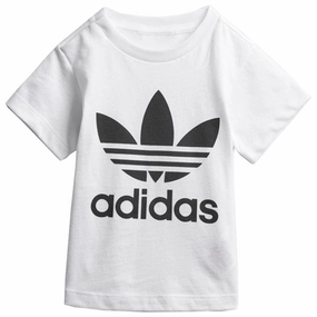 Flexible Shoulder Seams adidas Trefoil T-Shirt White