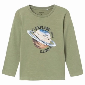 Name it Oil Green Noah Blouse Anniversary Celebration