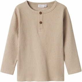 ethical fashion Linen blend Name It Pure Cashmere Bart Slim Blouse