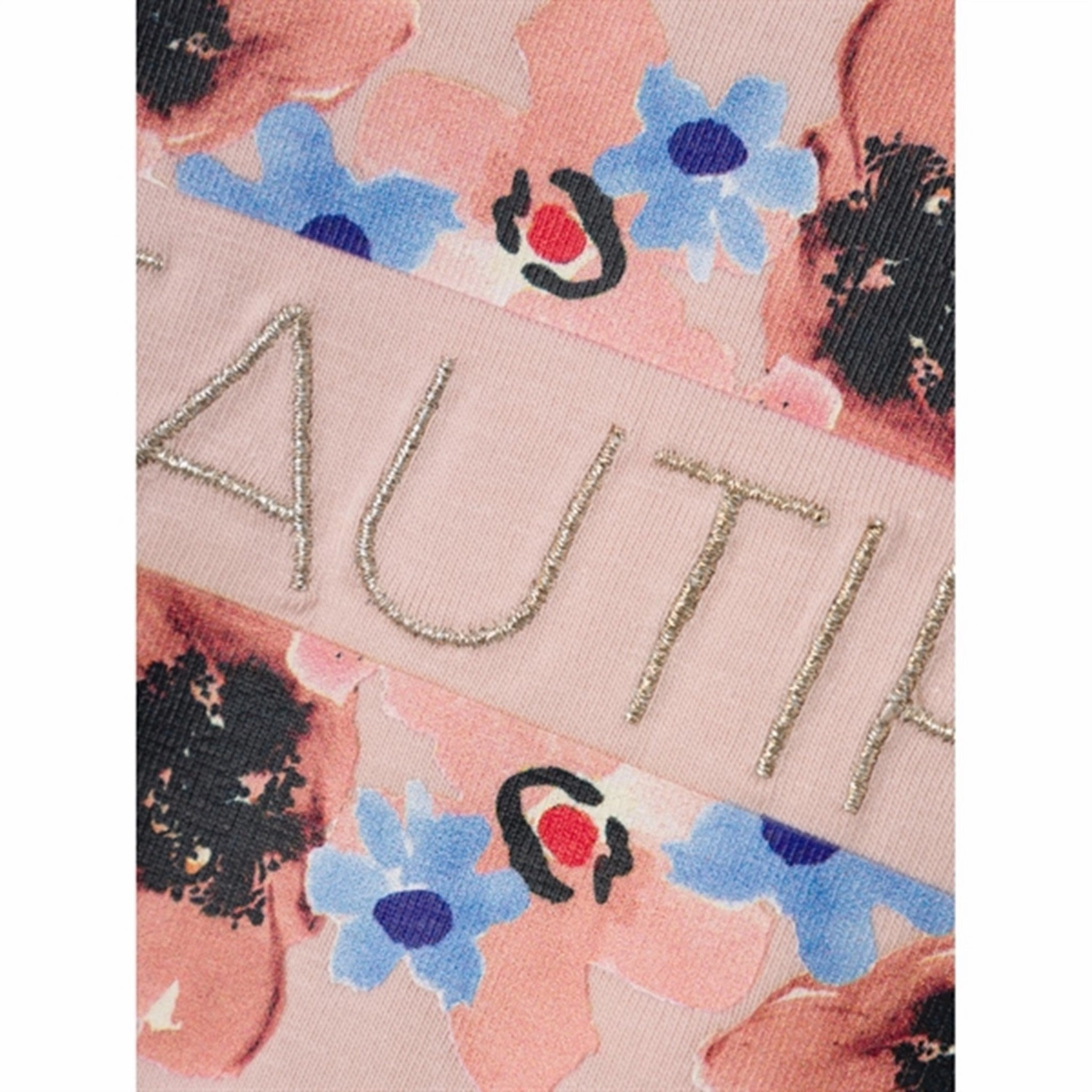 Name it Rose Smoke Nomilla Blouse Glossy Texture Wrinkle Resistant Material